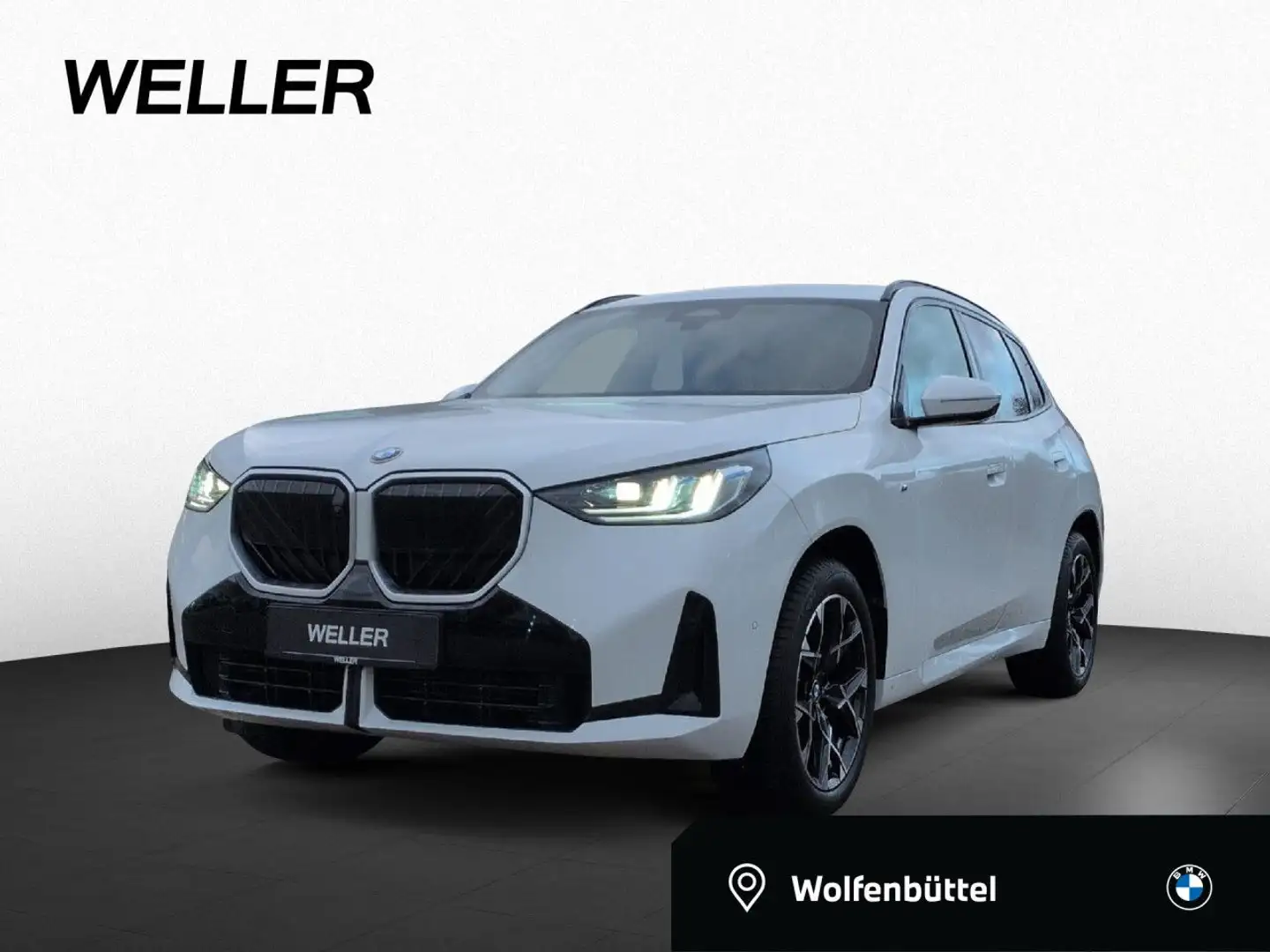 BMW X3 xD 20dA M SPORT AdLED DA+ 360° MemoSi H/K AHK Blanc - 1