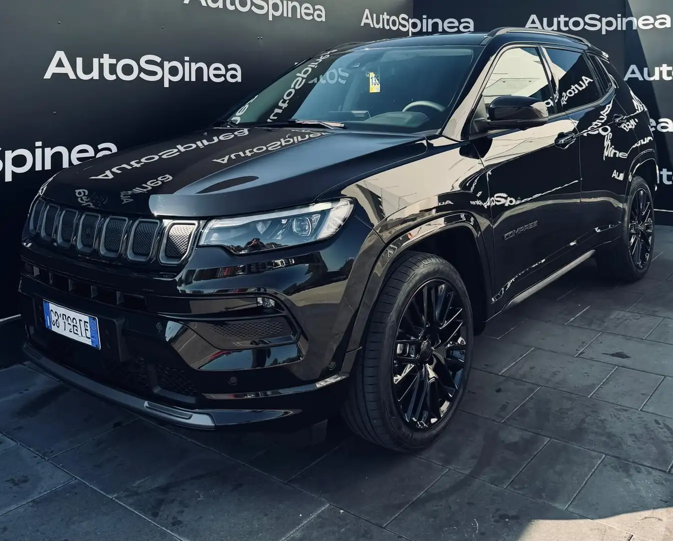 Jeep Compass Compass 1.6 Multijet II 2WD S #Alpine #portell.el Noir - 1