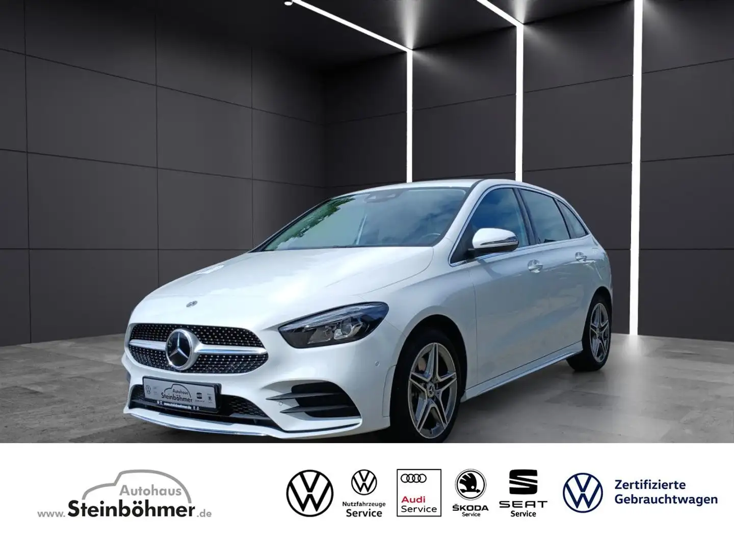 Mercedes-Benz B 250 e AMG Line Leder Navi AHK Sportpaket LED Argent - 1