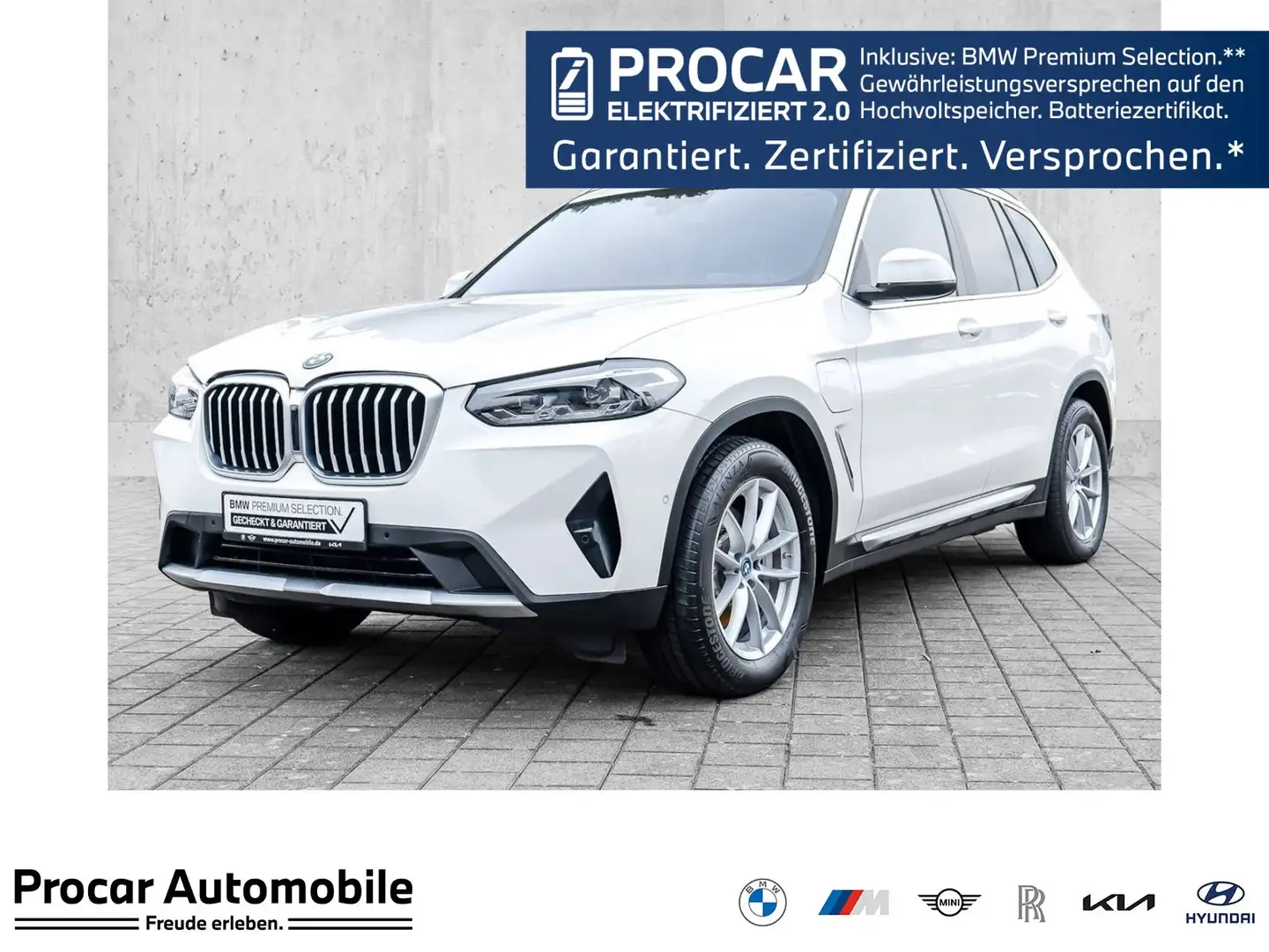 BMW X3 xDrive30e HUD RFK NAVI LED Sound Syst. DAB Weiß - 1