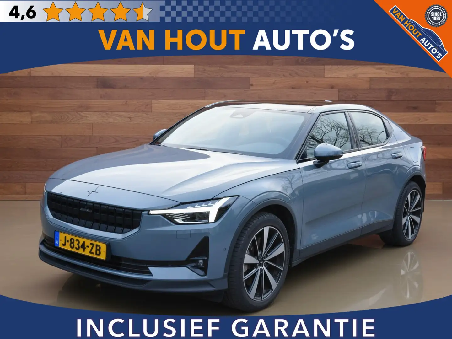 Polestar 2 Long Range Dual Motor Launch Edition 78kWh | SOH 9 Gris - 1