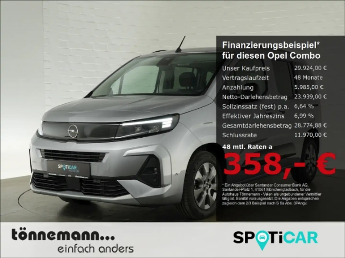 Opel Combo E FACELIFT GS CDTI AT+RÜCKFAHRKAMERA+NAVI+SCHIEBET Gris - 1