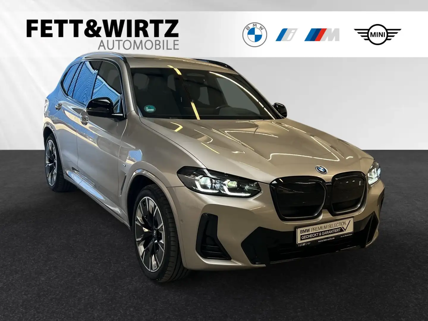 BMW iX3 1,89 % / GAP / 48 M|H/K|Pano|AHK Silber - 1