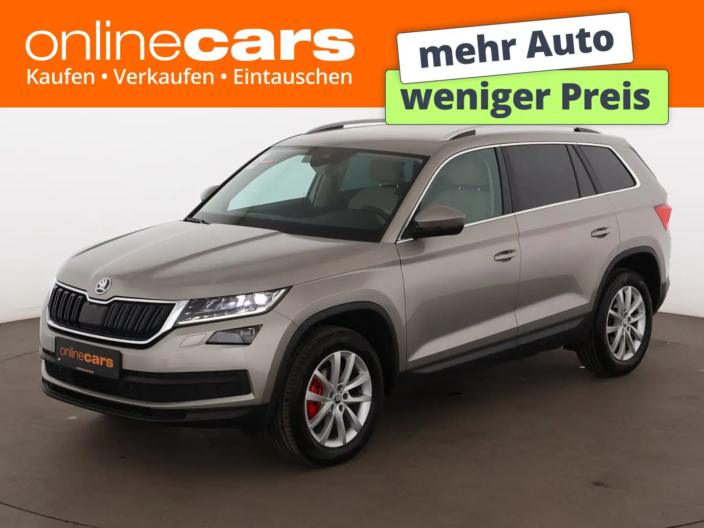 Skoda Kodiaq 2.0 TDI 4x4 Style AHK LED AHK RADAR NAVI Beige - 1