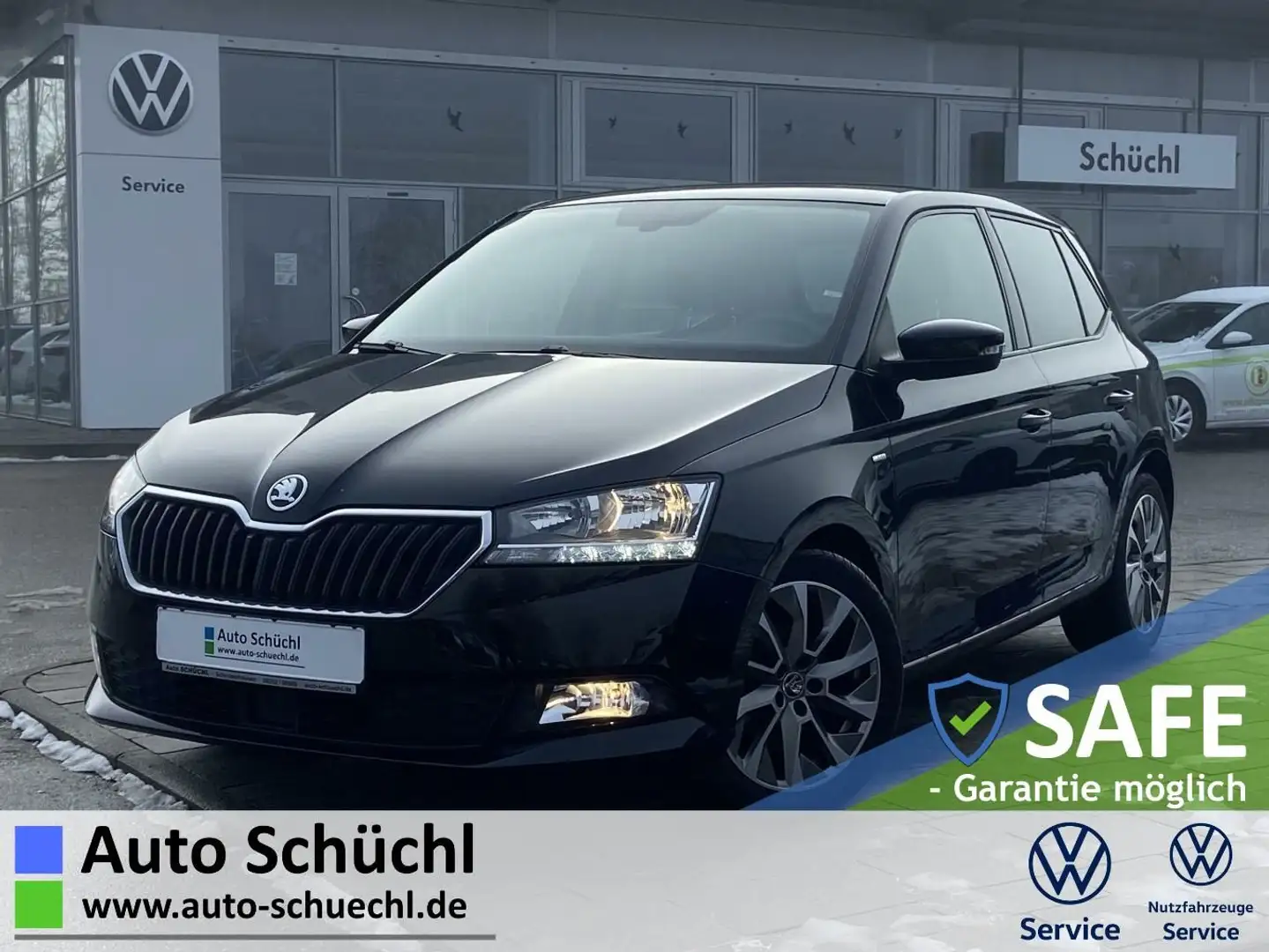 Skoda Fabia 1.0 TSI Clever SMART-LINK+ACC+DAB+SHZ+PDC Schwarz - 1