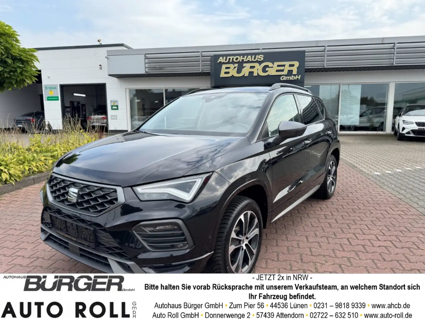 SEAT Ateca FR 2.0 TDI Navi LED Kamera Winterpaket el.Heckklap Schwarz - 2