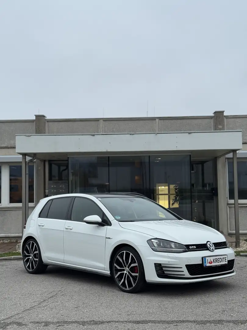 Volkswagen Golf GTD GTD*2,0TDI*DSG*Pano*Sitzheizung*Tempomat Weiß - 1