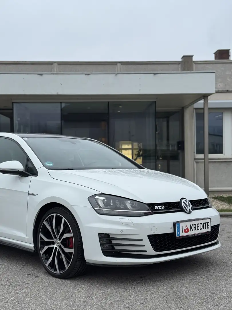 Volkswagen Golf GTD GTD*2,0TDI*DSG*Pano*Sitzheizung*Tempomat Weiß - 2