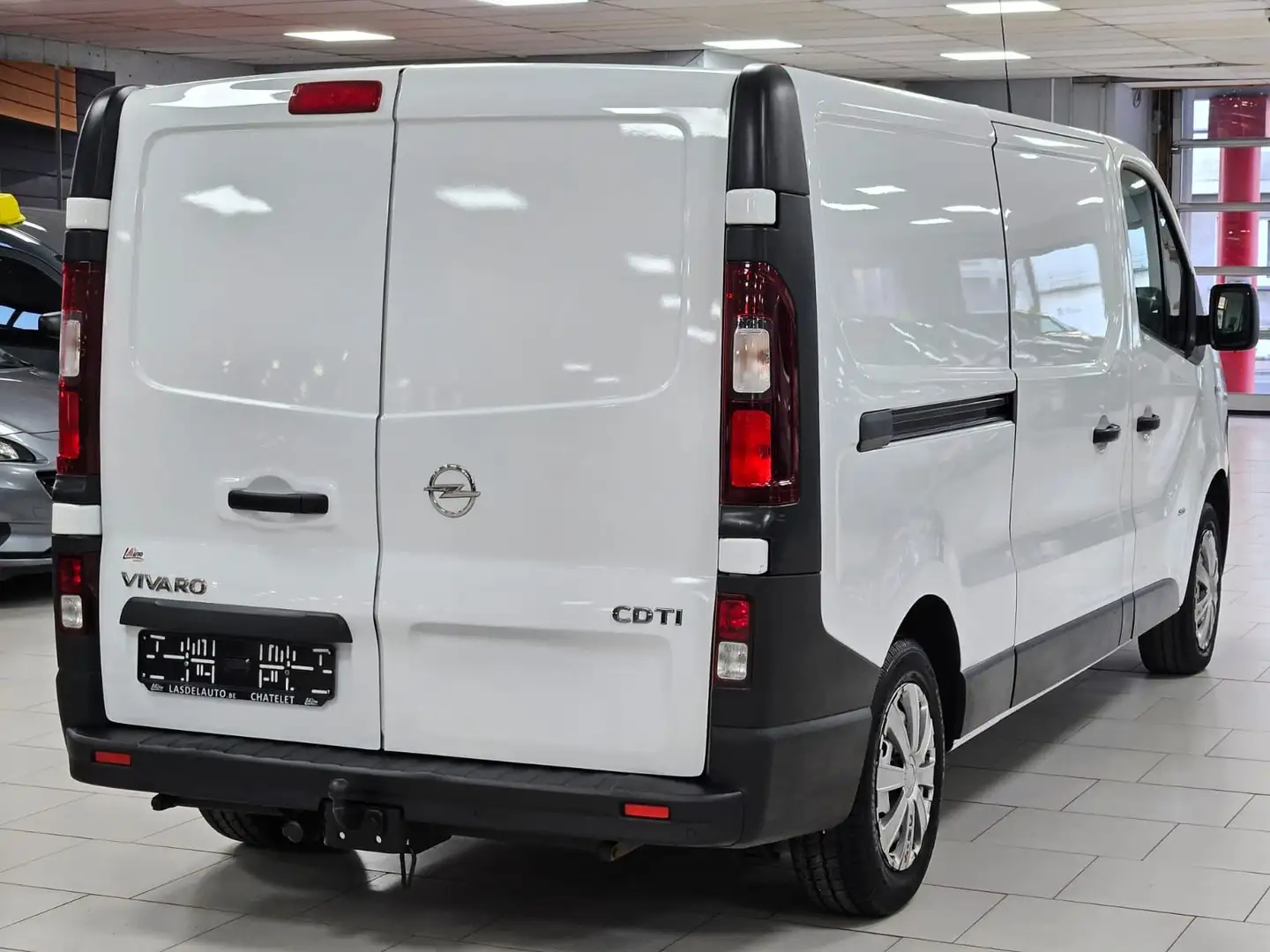 Opel Vivaro 1.6CDTI L2 Long 3Plc Attache Clim Cruise Gps CPT Blanc - 2