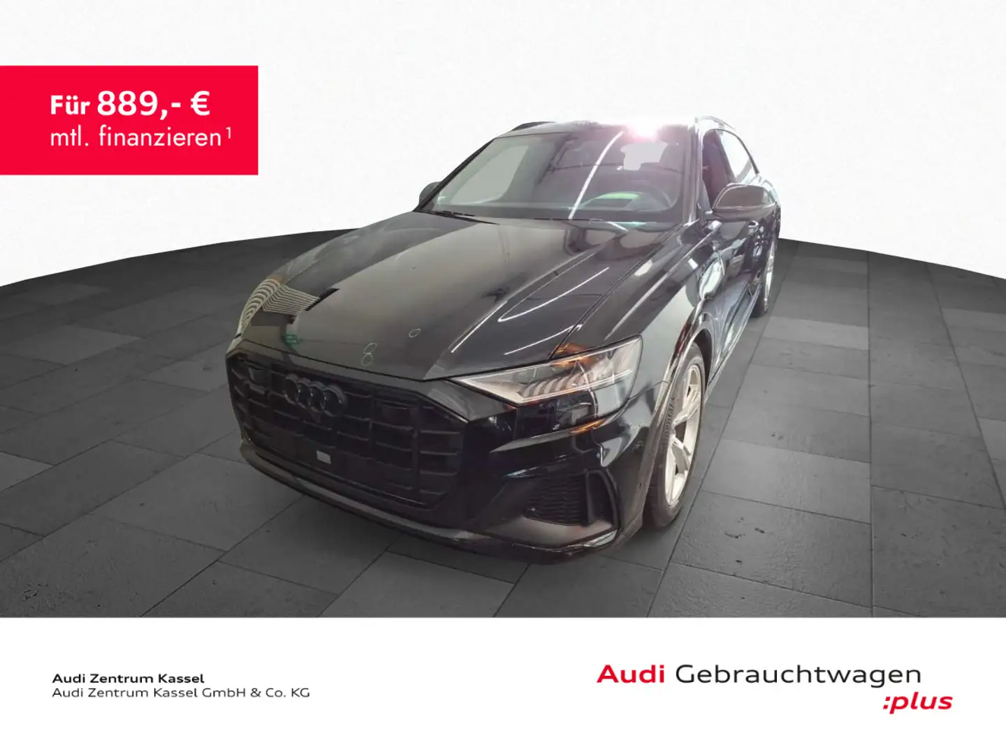 Audi Q8 50 TDI qu. Matrix B&O Pano HuD AHK Navi 360° Schwarz - 1