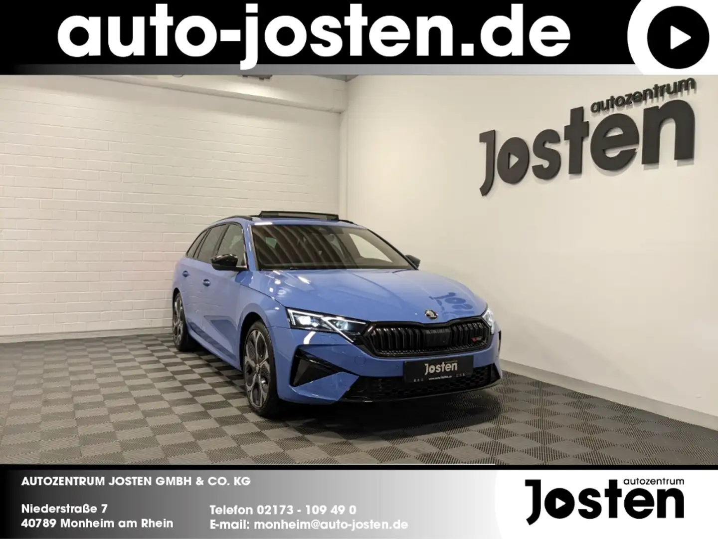 Skoda Octavia Combi RS 2.0 TSI DSG DCC AHK Canton Pano RS-Lounge Blau - 1