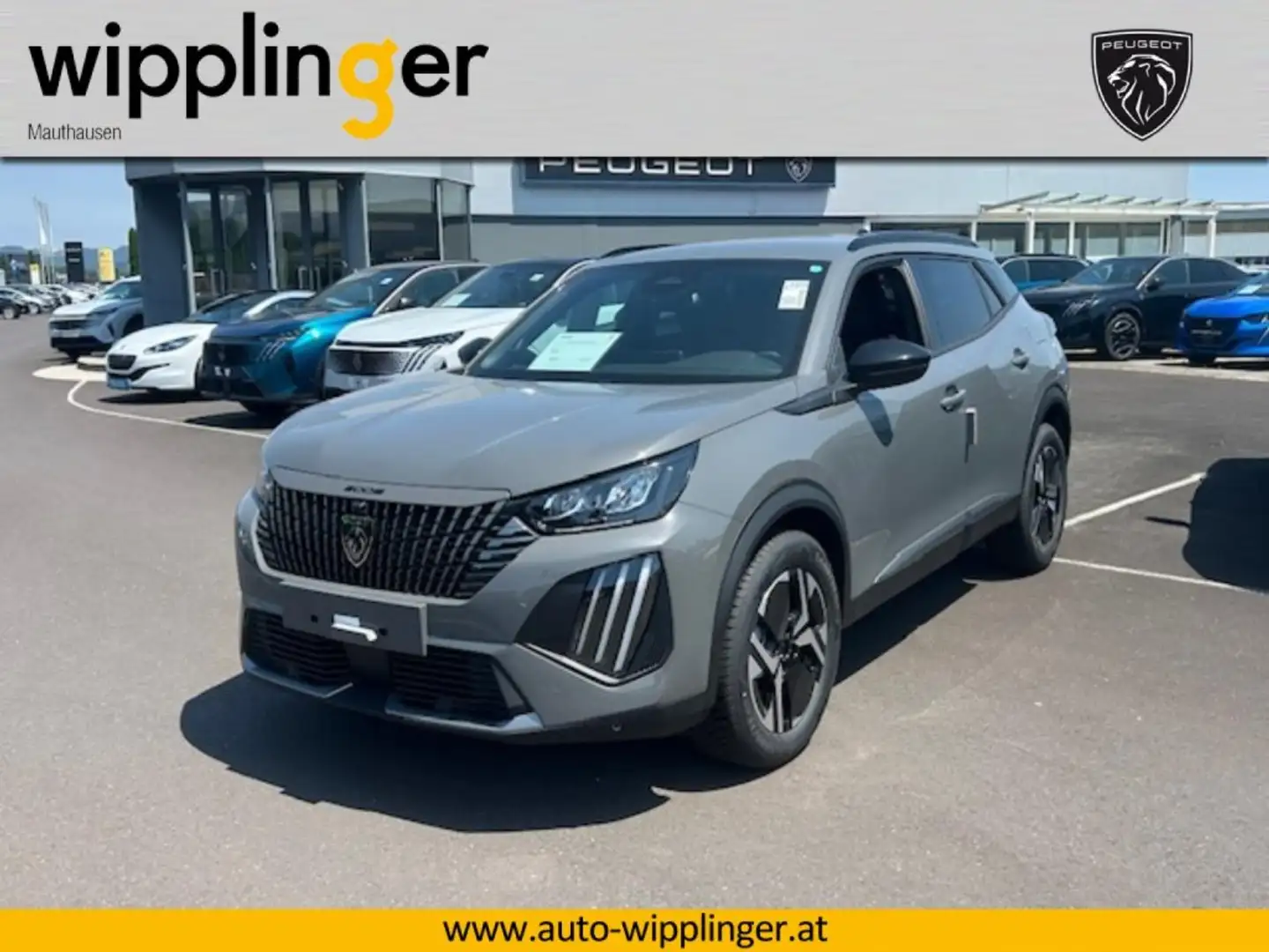 Peugeot 2008 Allure Pure Tech 100PS 6G Grijs - 1