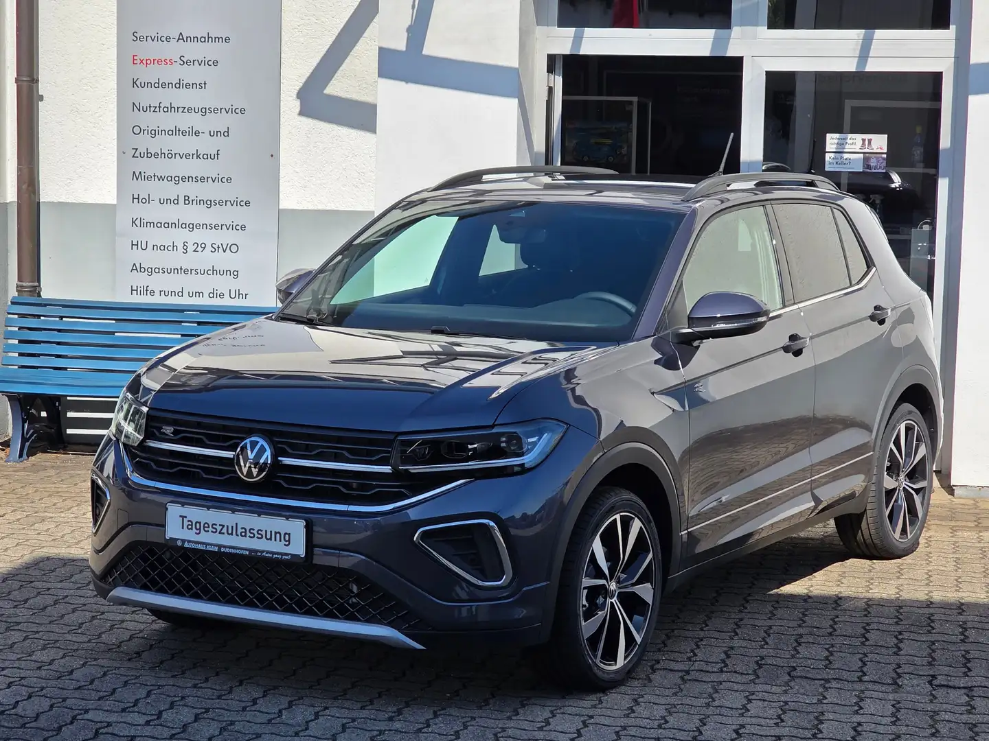 Volkswagen T-Cross R-Line 1.0 TSI DSG, IQ.Light, Navi, 4 J.Garantie Gris - 1