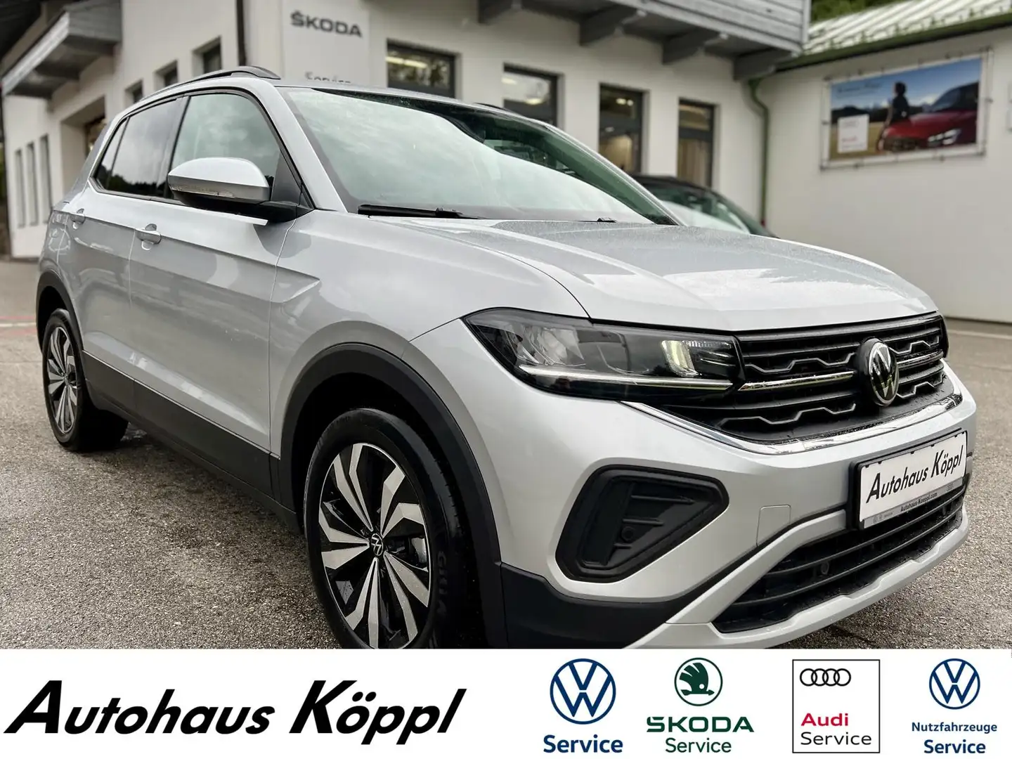 Volkswagen T-Cross 1.0 TSI DSG Life AHK RFK Ready2Discover Silber - 1