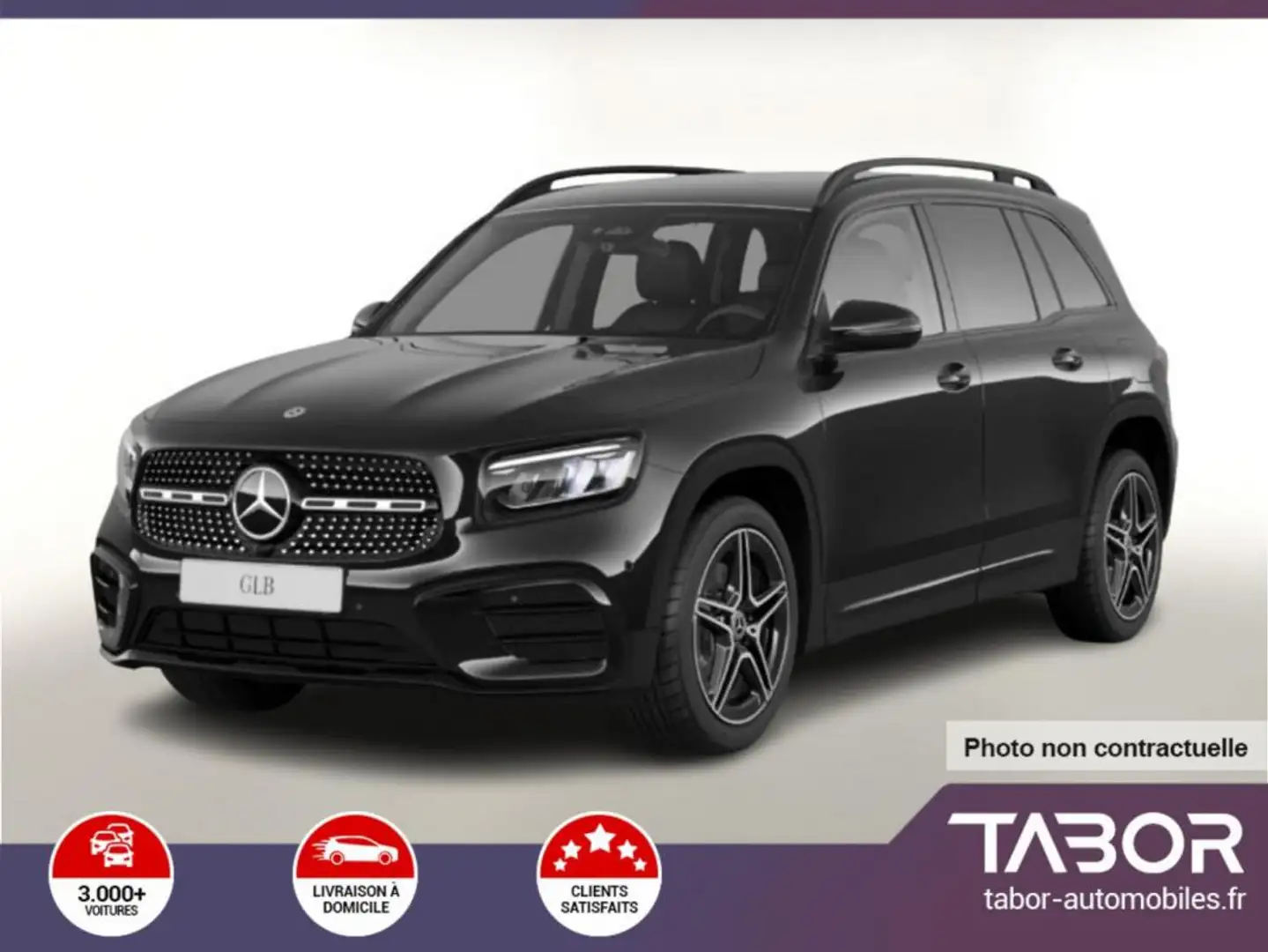 Mercedes-Benz GLB 200 GLB DCT AMG Line GPS Keyl 7-S Noir - 1