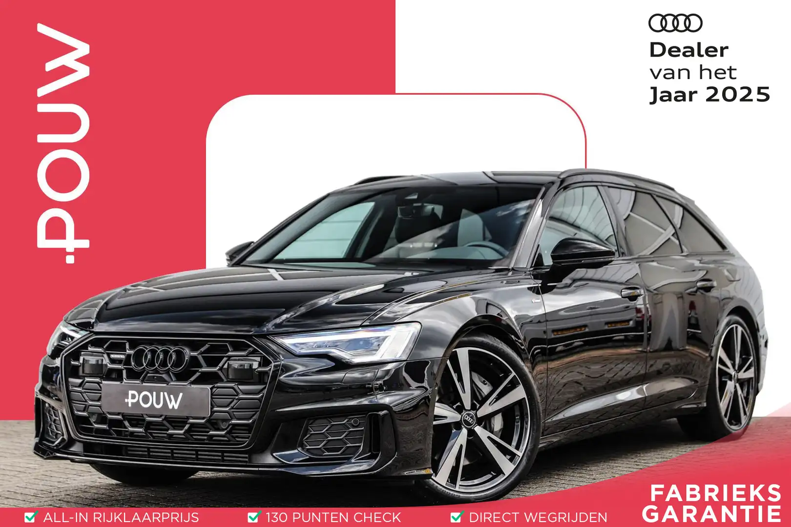 Audi A6 Avant 50 TFSIe 299pk Quattro S-Line Edition | Trek Zwart - 1