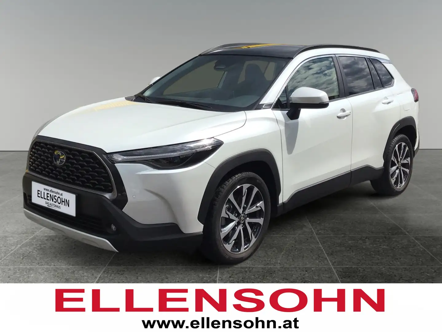 Toyota Corolla Cross 2,0 Hybrid Design 2WD       8-fach bereift! AHK! Weiß - 1
