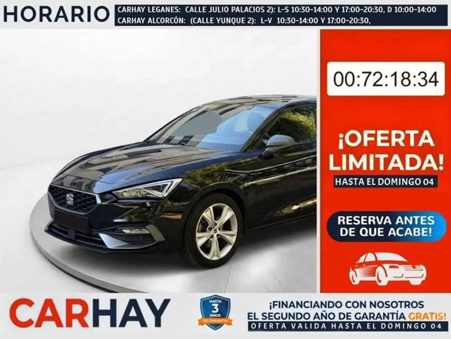 SEAT Leon 1.0 TSI S&S FR 25º Aniversario 110 Negro - 1
