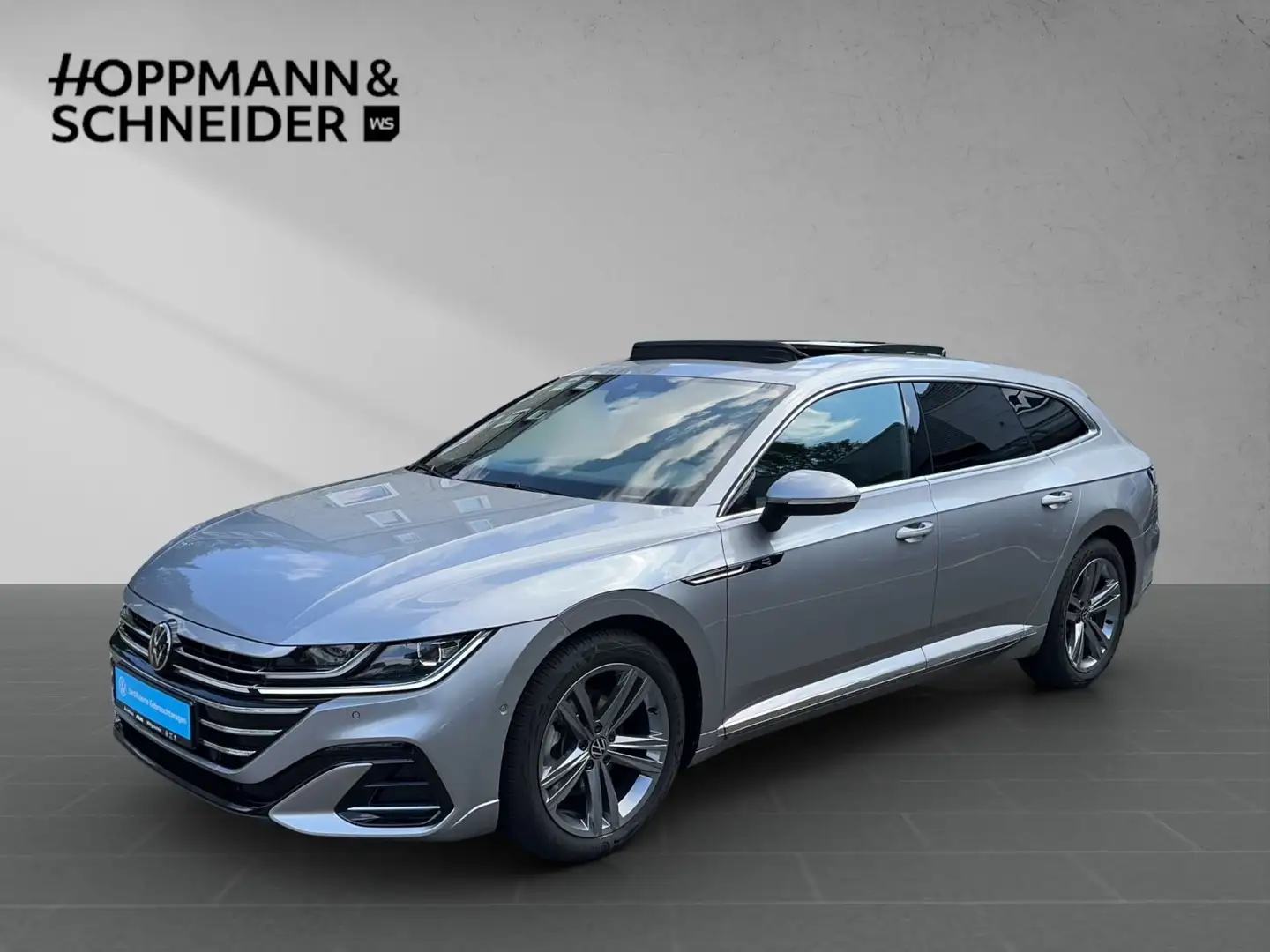 Volkswagen Arteon Arteon SB R-Line 4M 2.0 TDI-DSG-AHK-NAVI-RFK-LED Argent - 2