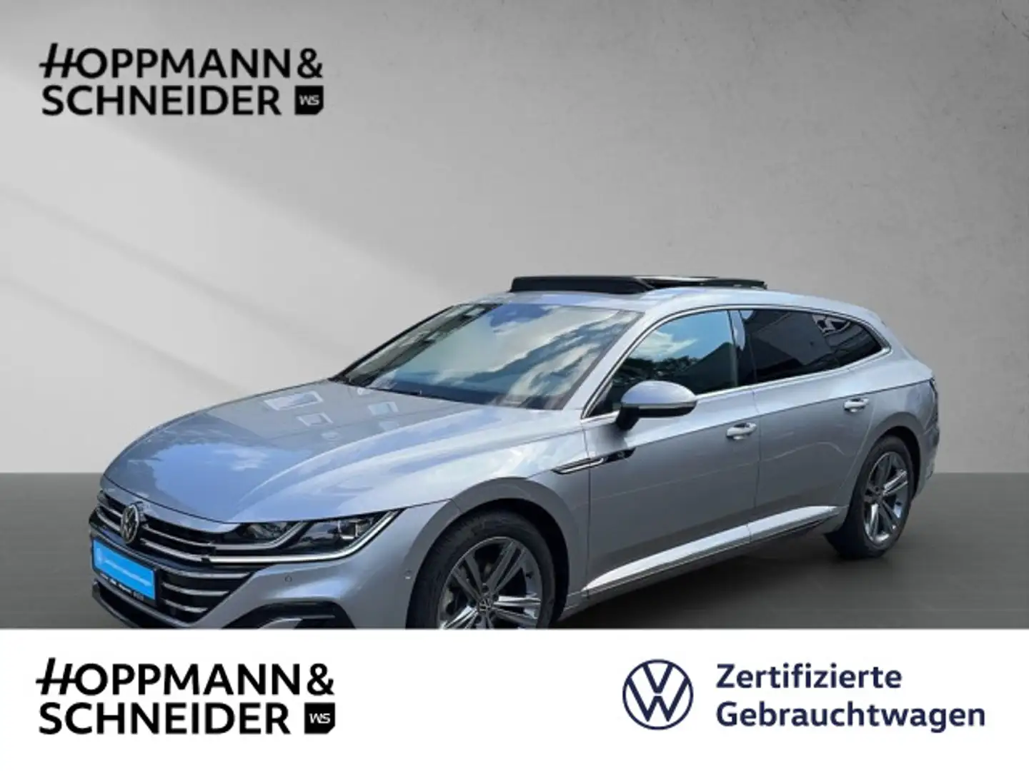 Volkswagen Arteon Arteon SB 4Motion 2.0 TDI 4M R-Line -DSG-AHK-NAV Argent - 1