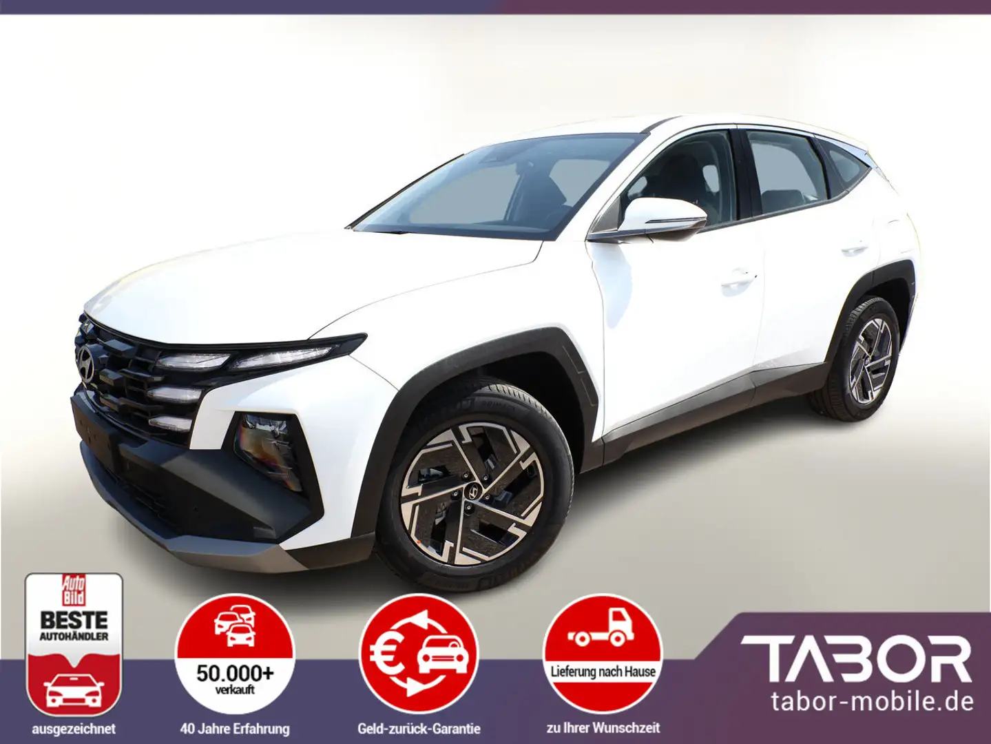 Hyundai TUCSON 1.6 T-GDI 160 Select FACELIFT Nav Keyless Weiß - 1