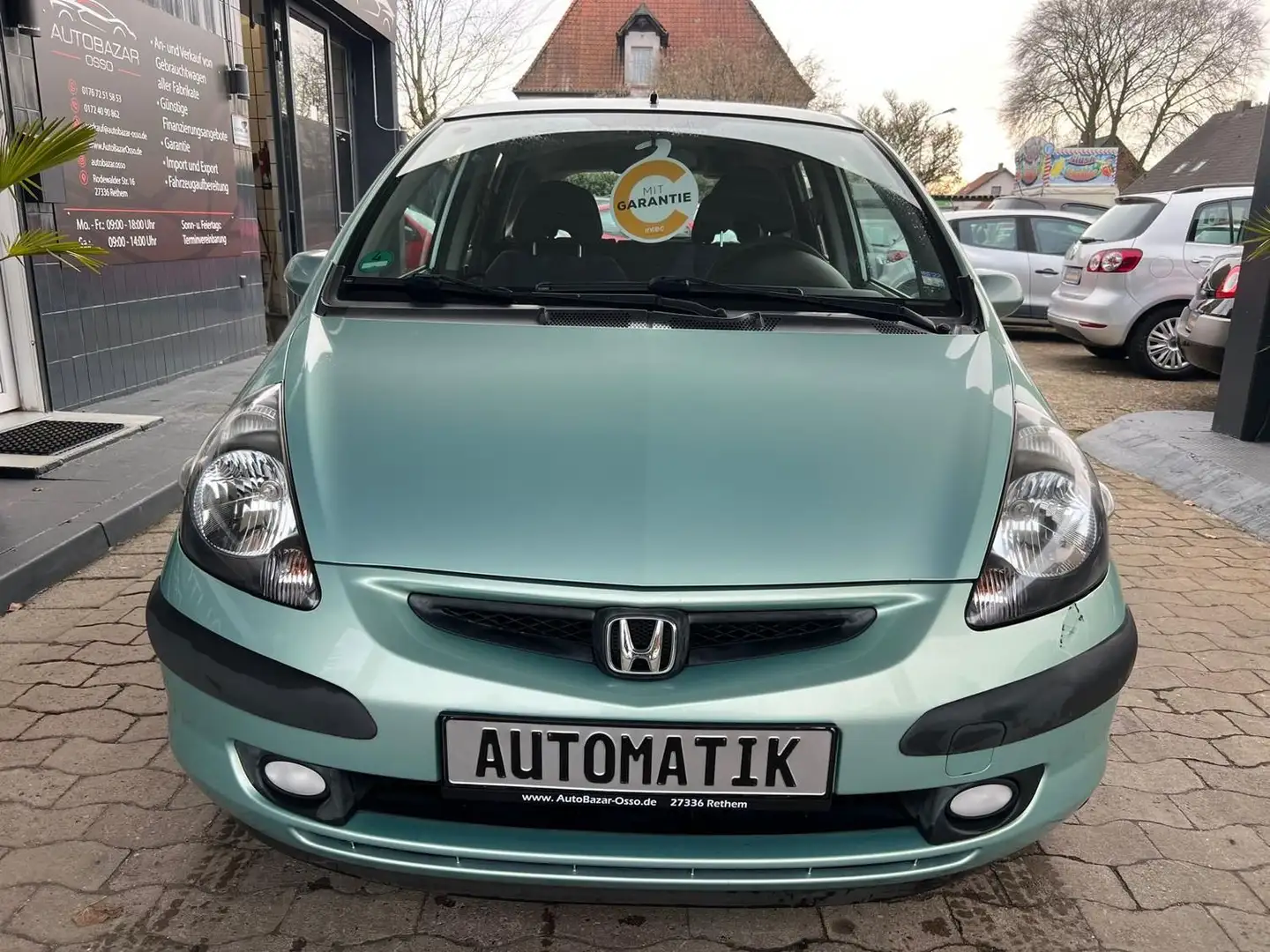Honda Jazz 1.4 LS Automatik TÜV bei Kauf Neu Grün - 2