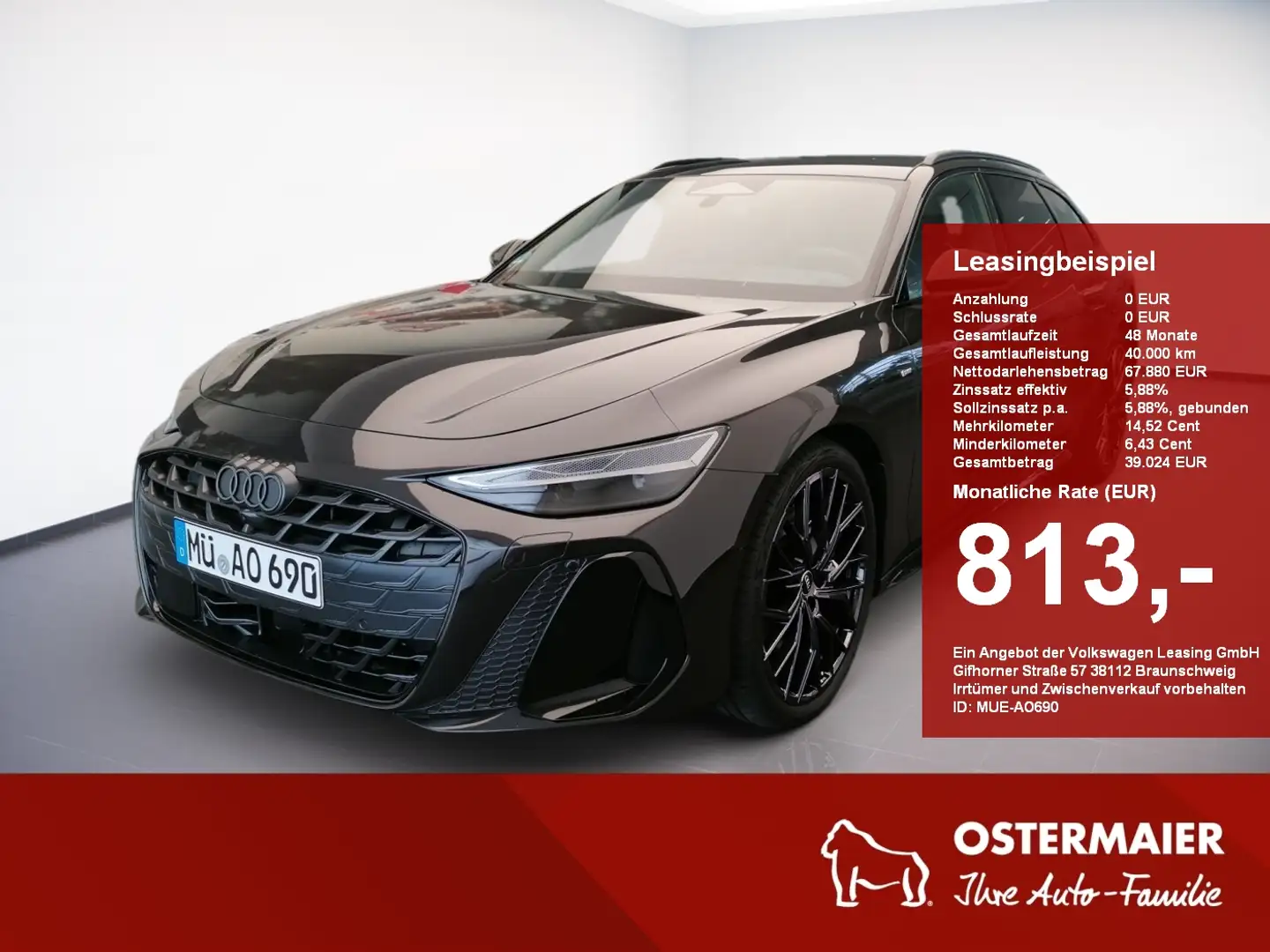 Audi A6 Avant edition one TDI quattro 204PS S tronic PANO. Braun - 1