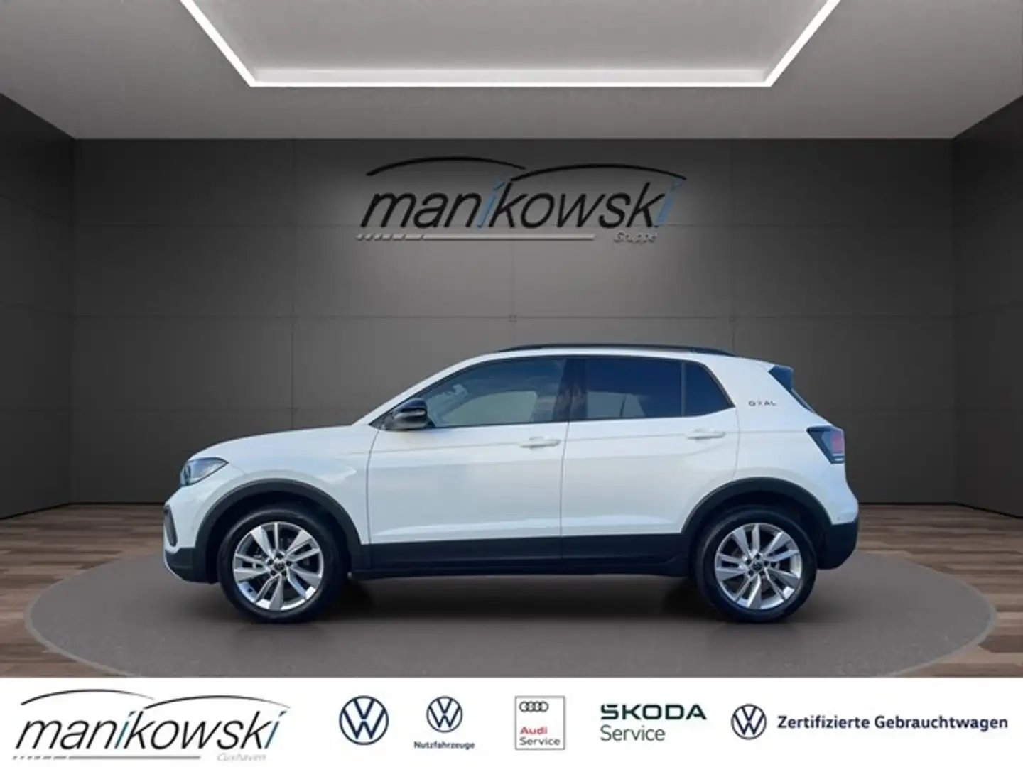 Volkswagen T-Cross 1.0TSI DSG *Goal*AHK+LED+Navi+BT+DigitalC+ACC+PDC+ Weiß - 2