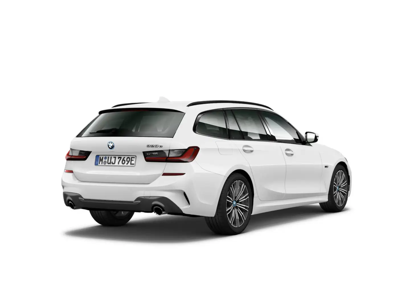 BMW 320 e Touring M-Sport LED W-LAN NAVI SHZ PDC Bianco - 2