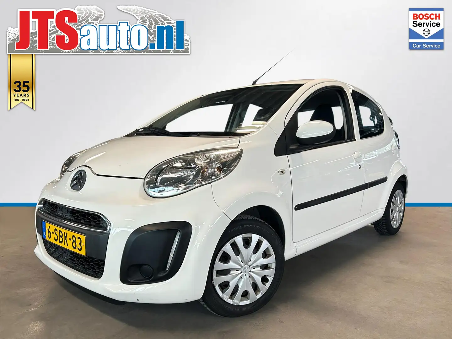 Citroen C1 1.0, 5-DRS, Airco, Elek. Ramen, Aux/USB Blanc - 1