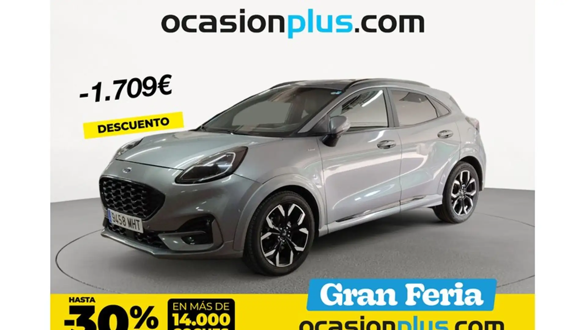 Ford Puma 1.0 EcoBoost MHEV ST-Line X 155 Silber - 1