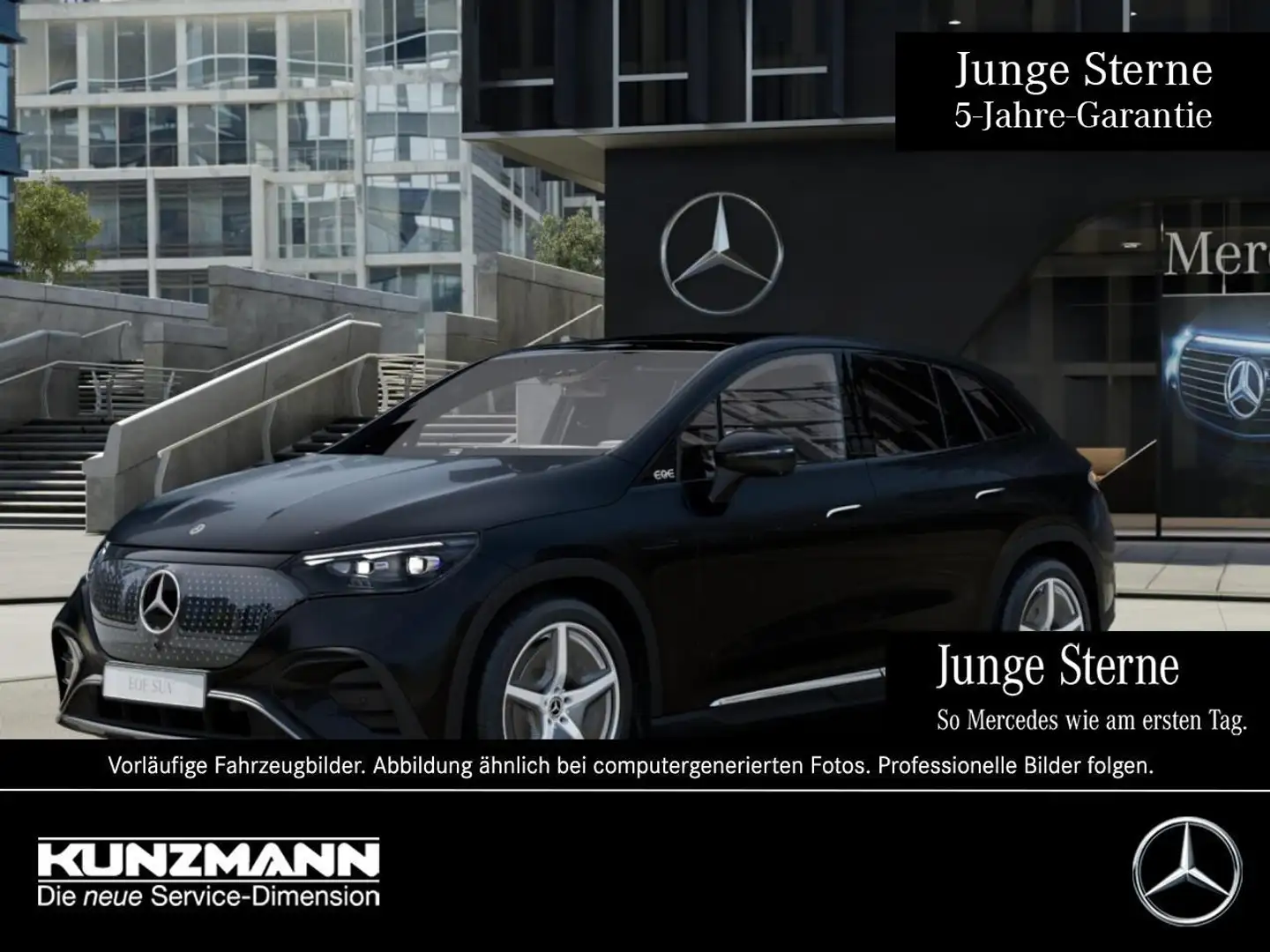Mercedes-Benz EQE SUV EQE 350 4M SUV AMG Night Panorama Distronic 360° Schwarz - 1