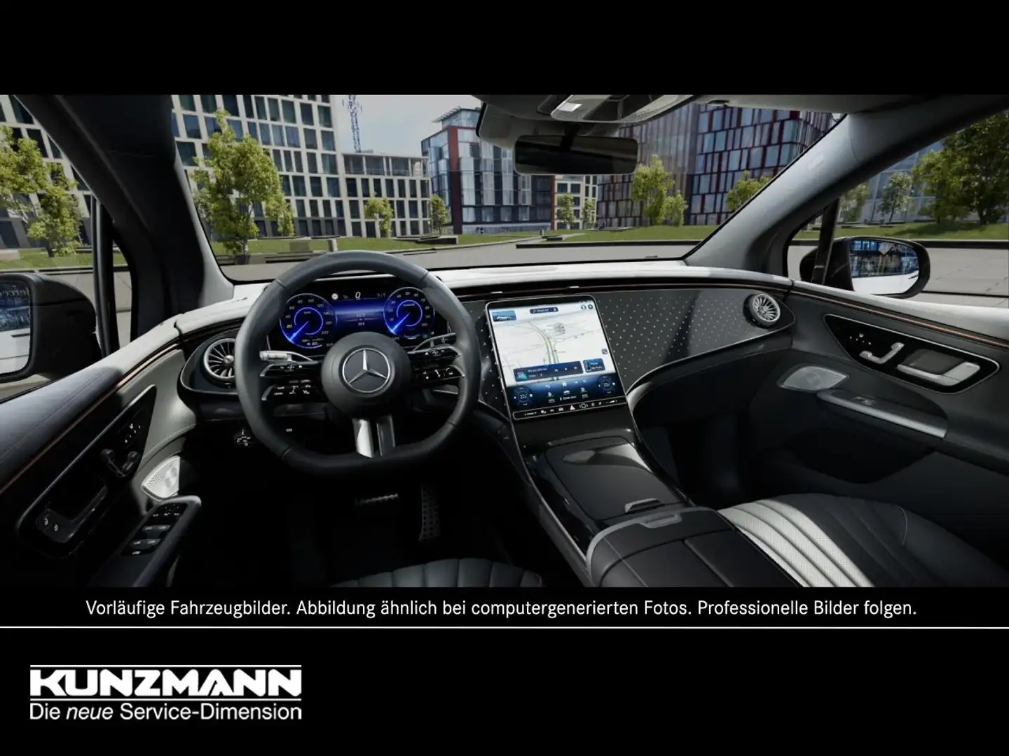 Mercedes-Benz EQE SUV EQE 350 4M SUV AMG Night Panorama Distronic 360° Schwarz - 2