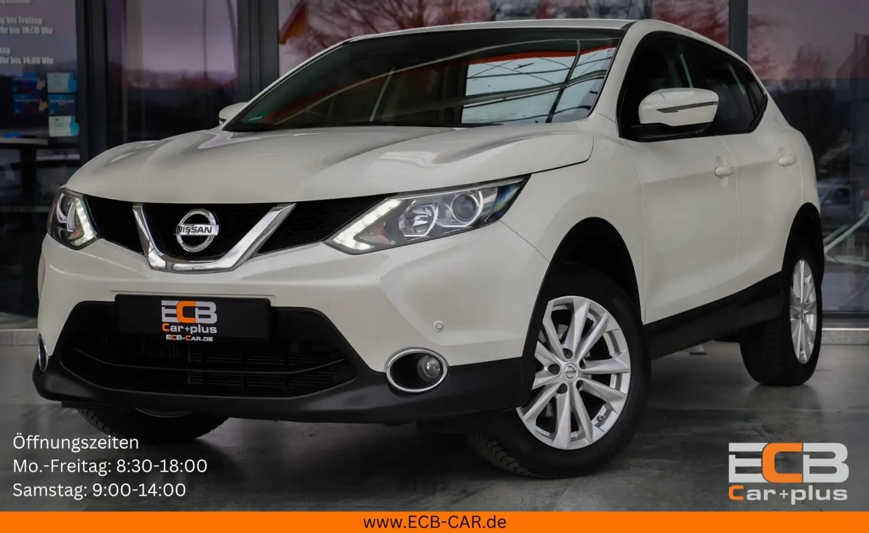 Nissan Qashqai Acenta *SHZ/Scheckheft/AHK/Klimaaut.* Bianco - 1