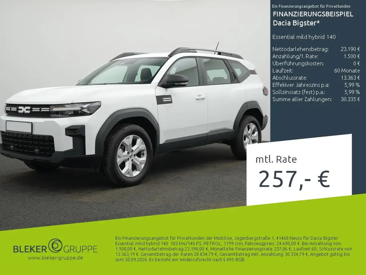 Dacia Bigster 2026