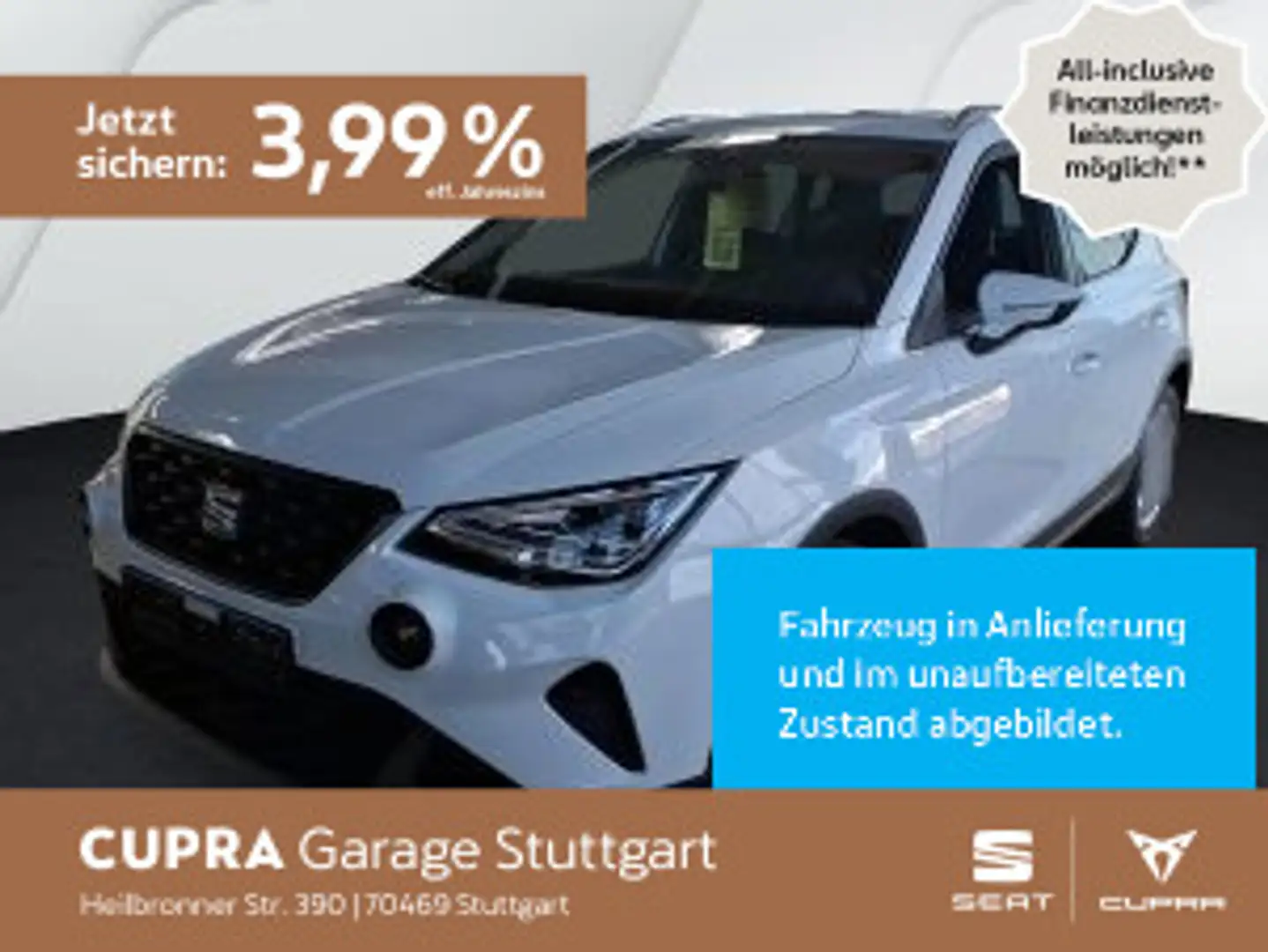 SEAT Arona Style OPF 1.0 TSI 85 kW Weiß - 1