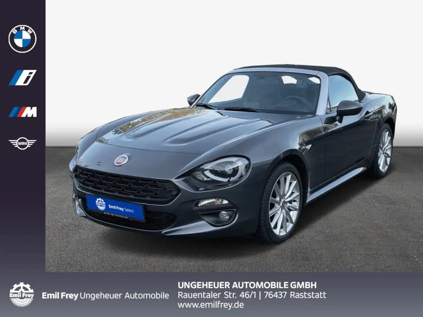 Fiat 124 Spider 1.4 MultiAir Turbo Lusso DAB LED PDC Szary - 1