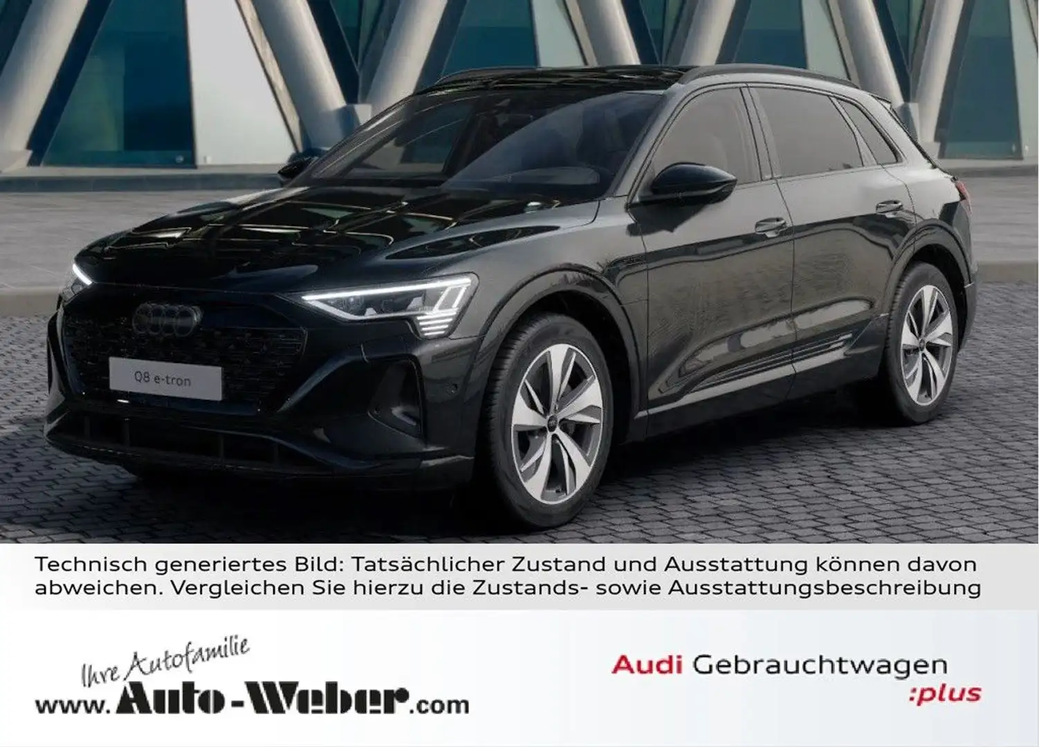 Audi Q8 e-tron 55 quattro BLACK DIGMATRIX HuD MEMORY Schwarz - 1