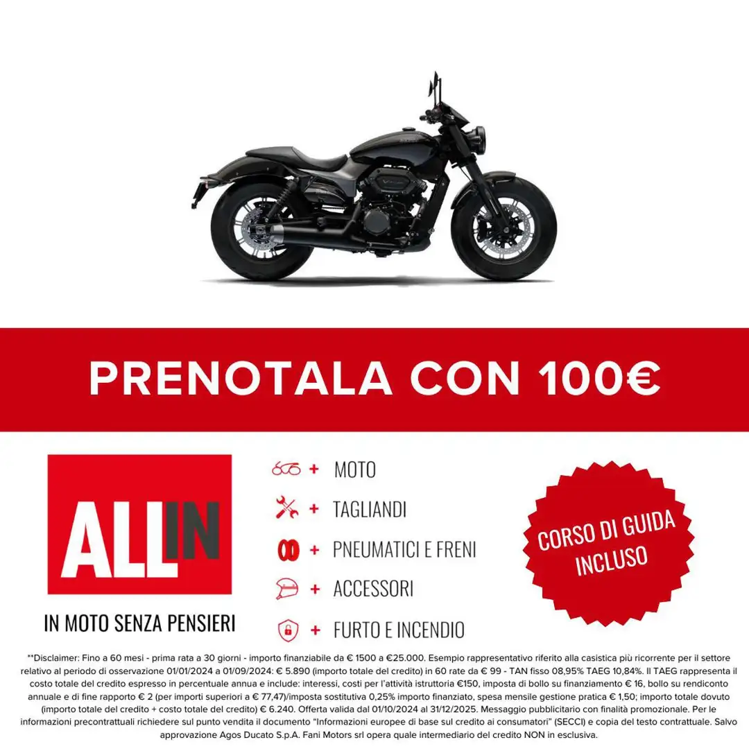 Moto Morini RUMBLE Zwart - 2