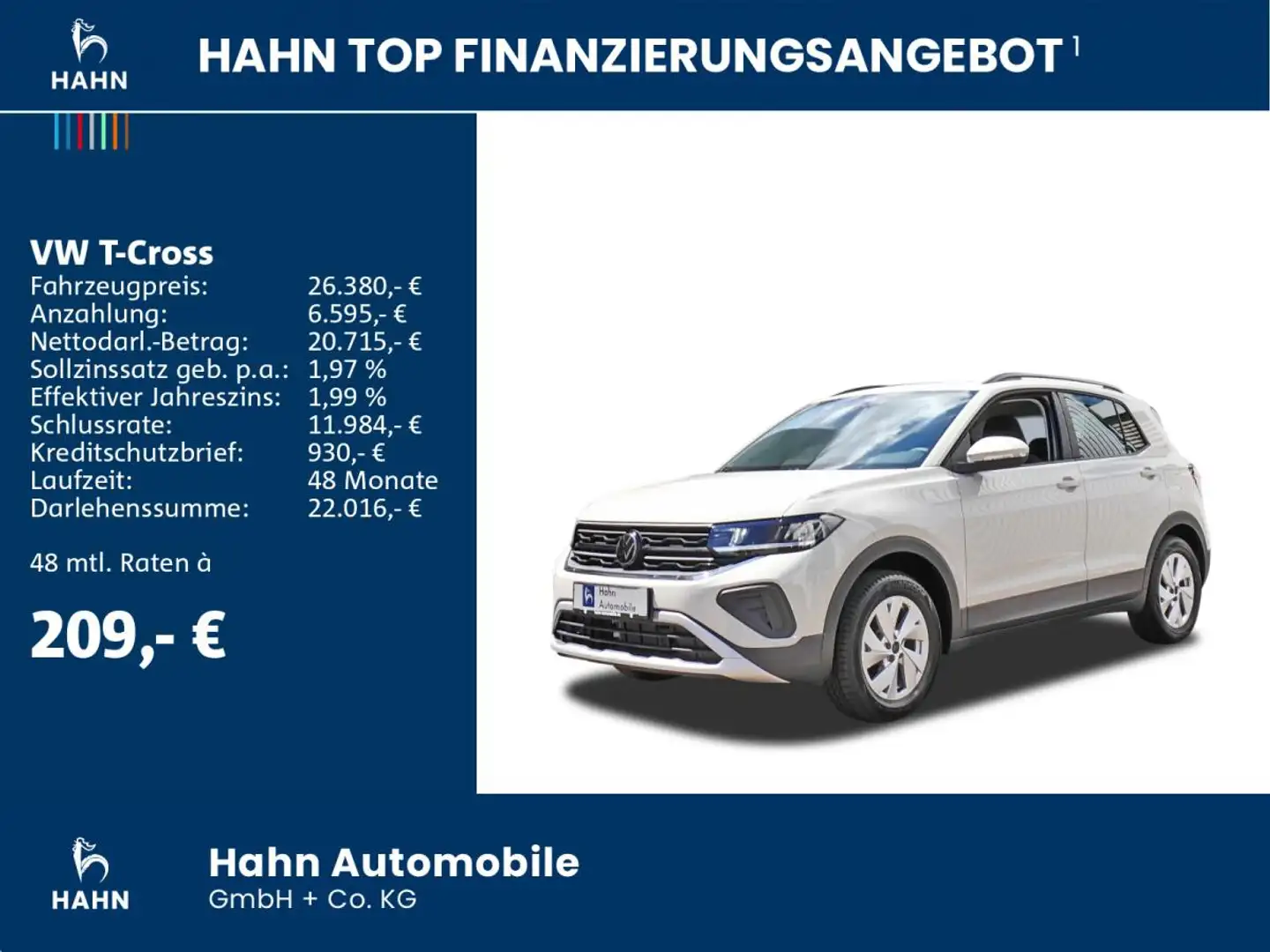 Volkswagen T-Cross Life 1.0 l TSI *Sofort Verfügbar* Grau - 2