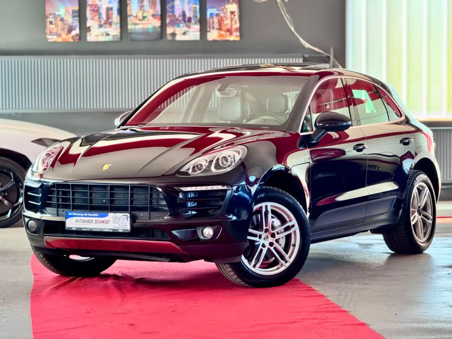 Porsche Macan S Diesel Pano Luft AHK Kamera Keyles Bose Zwart - 1