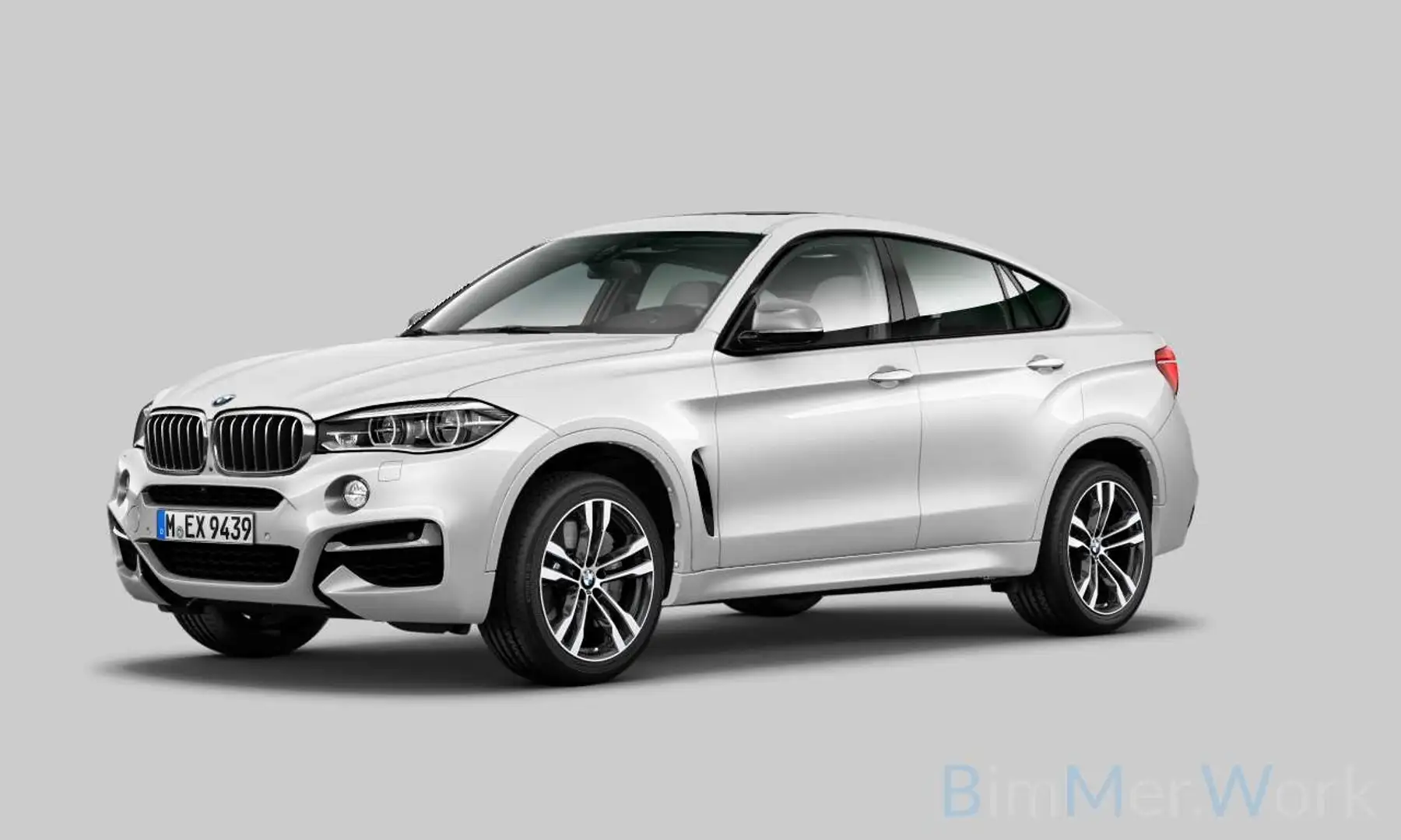 BMW X6 M d+DrivingProf+20Zoll+LED+HUD+Pano+360°+ Wit - 1