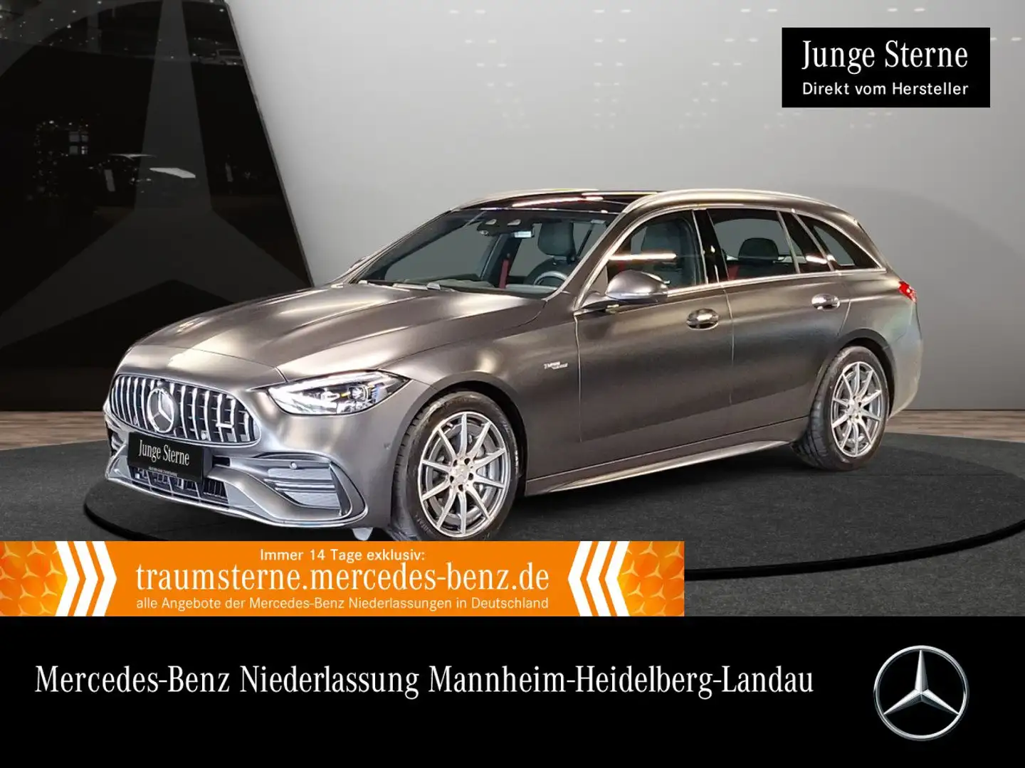 Mercedes-Benz C 43 AMG C 43 4M T-Modell PANO+360+STHZG+BURMESTER+KEYLESS Grau - 1