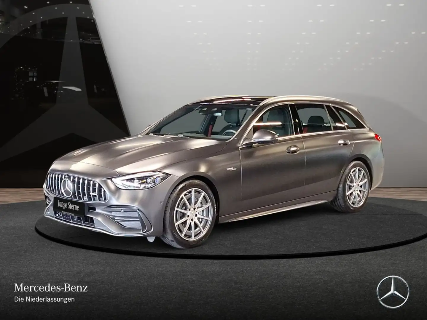 Mercedes-Benz C 43 AMG C 43 4M T-Modell PANO+360+STHZG+BURMESTER+KEYLESS Grau - 2