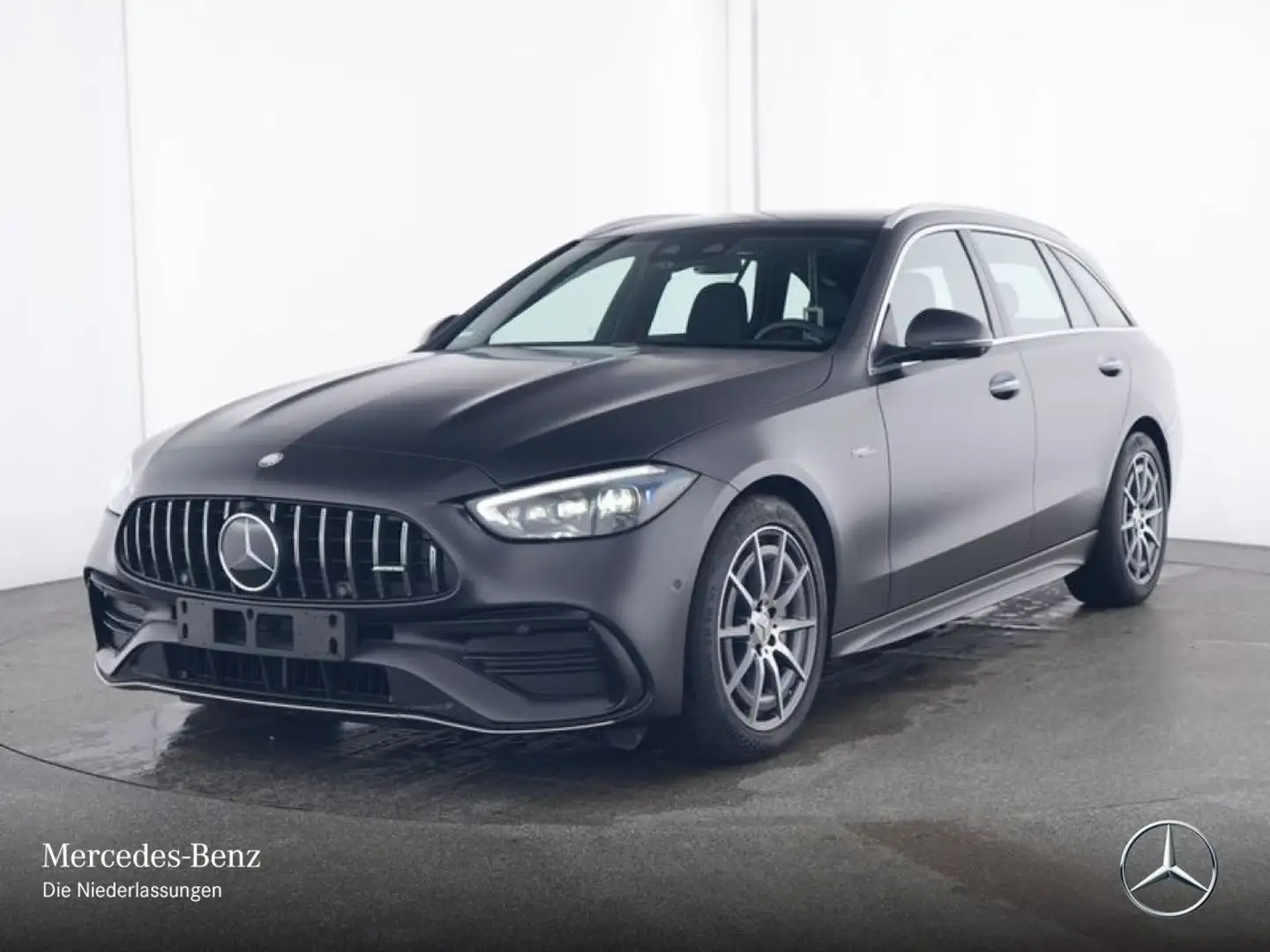 Mercedes-Benz C 43 AMG C 43 4M T-Modell PANO+360+STHZG+BURMESTER+KEYLESS Gris - 2
