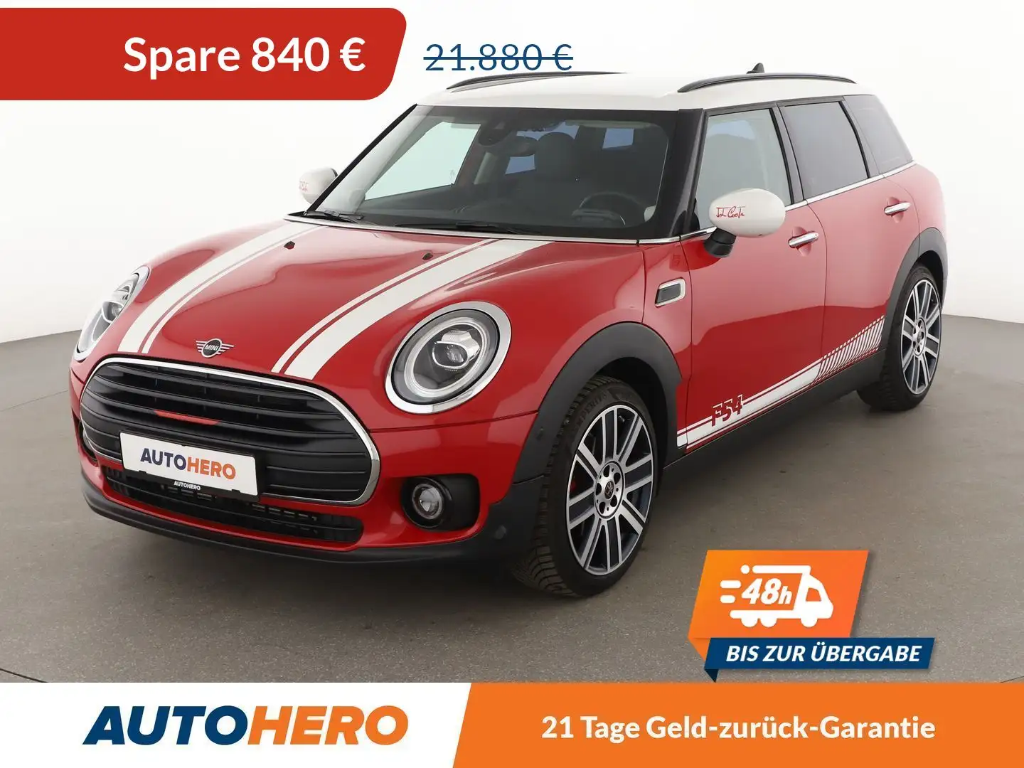 MINI Cooper Clubman Cooper *NAVI*LED*TEMPO*PDC*SHZ* Rojo - 1