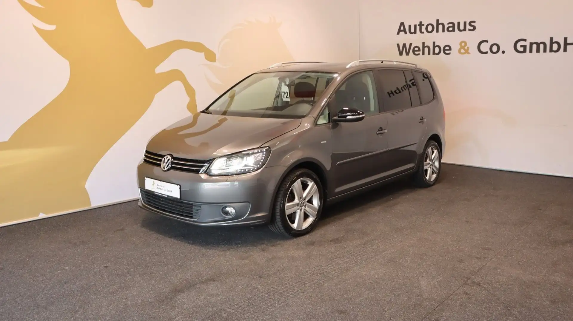 Volkswagen Touran Match DSG Pano StandHz Bi-Xenon AHK PDC Grau - 1