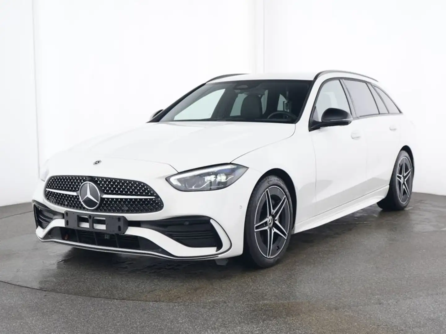 Mercedes-Benz C 180 EDITION AMG-Line+Night+AHK+DISTRON+MemoryP Weiß - 2