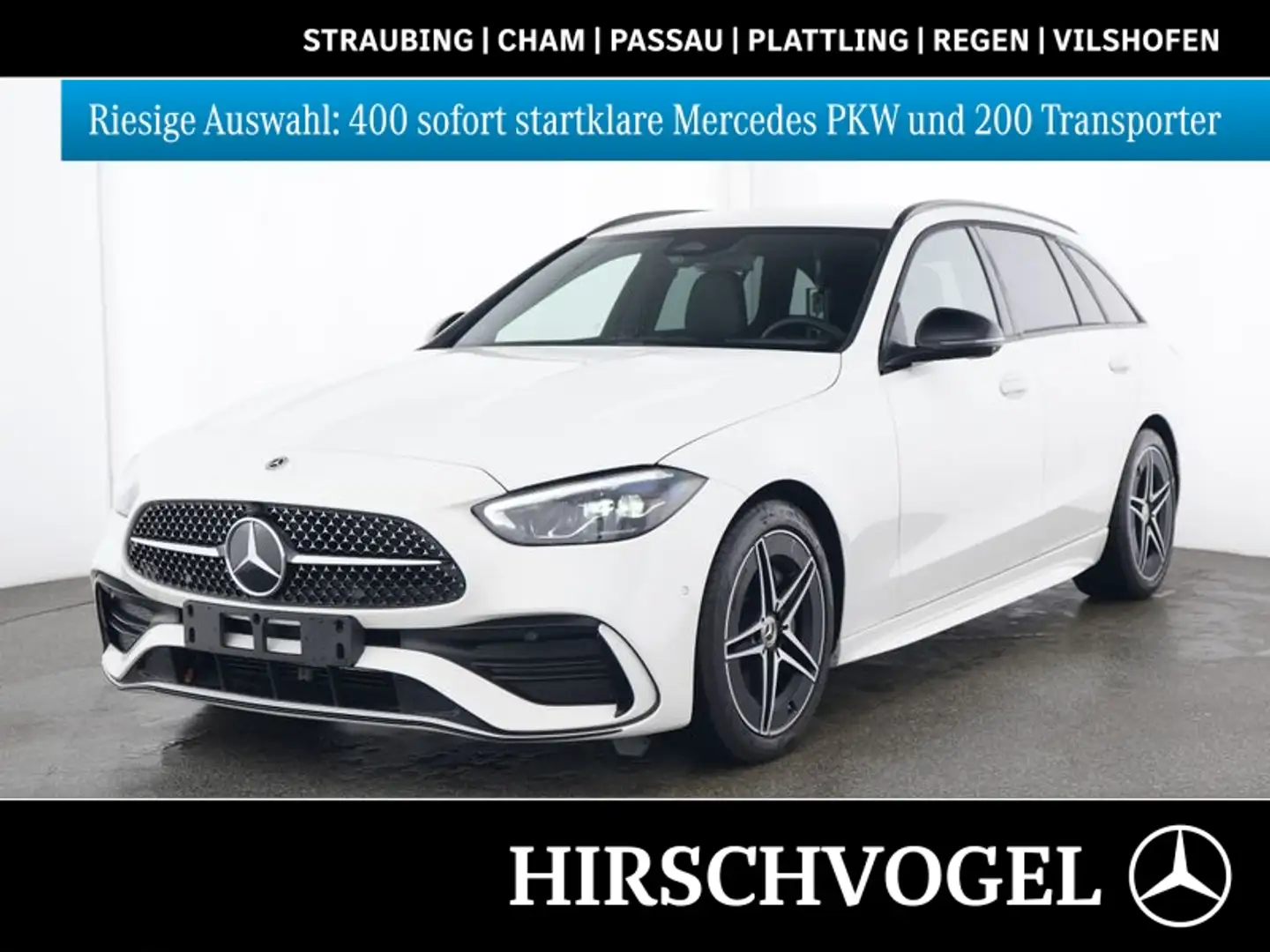 Mercedes-Benz C 180 EDITION AMG-Line+Night+AHK+DISTRON+MemoryP Weiß - 1