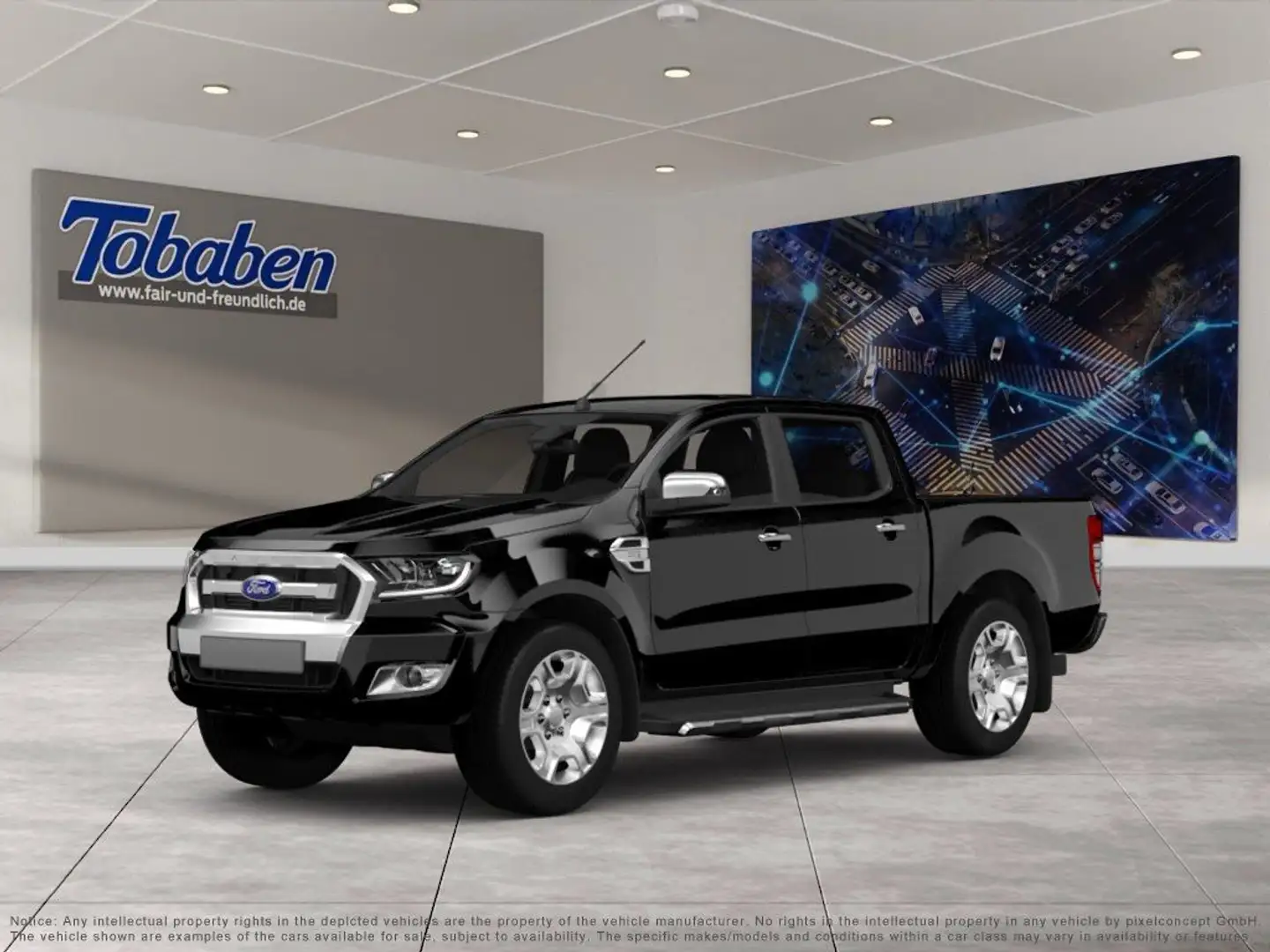 Ford Ranger 3.2 TDCi Wildtrack 4x4 Doppelkabine Negro - 1